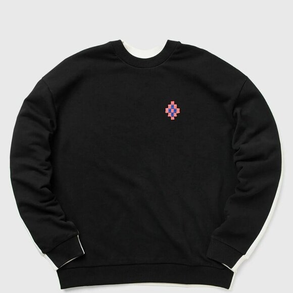 Marcelo Burlon Cross Logo Crewneck Size L  Black/Ecru Brand New COA Inluded - Picture 3 of 7